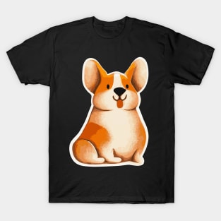 Corgi Playful Dog Lover Welsh T-Shirt